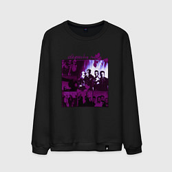 Свитшот хлопковый мужской Depeche Mode in violet, цвет: черный