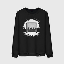 Мужской свитшот Уличная хоккейная рамка