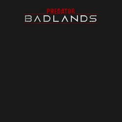 Свитшот хлопковый мужской Predator badlands logo, цвет: черный — фото 2