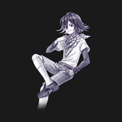 Свитшот хлопковый мужской Данганронпа V3 - Кокичи Ома, цвет: черный — фото 2