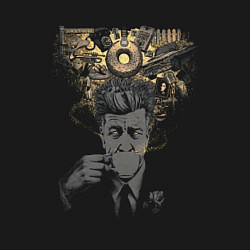 Свитшот хлопковый мужской Кофе Линча, цвет: черный — фото 2