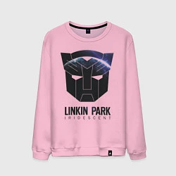 Свитшот хлопковый мужской Linkin Park: Iridescent, цвет: светло-розовый