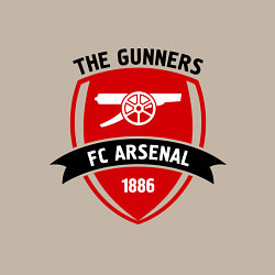 Свитшот хлопковый мужской FC Arsenal: The Gunners, цвет: миндальный — фото 2