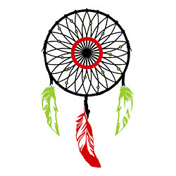 Свитшот хлопковый мужской Ловец снов, цвет: белый — фото 2