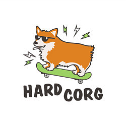 Свитшот хлопковый мужской Hardcorg, цвет: белый — фото 2