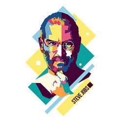 Свитшот хлопковый мужской Steve Jobs Art, цвет: белый — фото 2