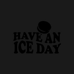 Свитшот хлопковый мужской Have an ice day, цвет: черный — фото 2
