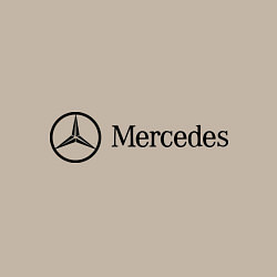 Свитшот хлопковый мужской Mercedes Logo, цвет: миндальный — фото 2