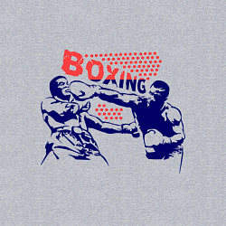 Свитшот хлопковый мужской Mike Boxing, цвет: меланж — фото 2