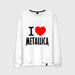 Мужской свитшот I love Metallica
