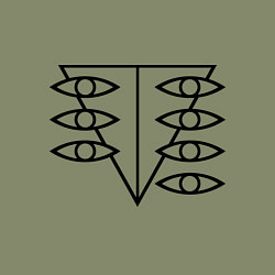 Свитшот хлопковый мужской Евангелион, цвет: авокадо — фото 2