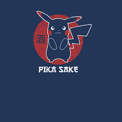 Свитшот хлопковый мужской Pika Sake, цвет: тёмно-синий — фото 2