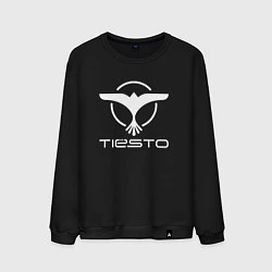 Свитшот хлопковый мужской Tiesto, цвет: черный