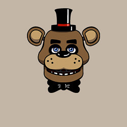 Свитшот хлопковый мужской Freddy FNAF, цвет: миндальный — фото 2