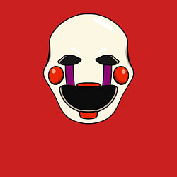 Свитшот хлопковый мужской Puppet FNAF Марионетка, цвет: красный — фото 2