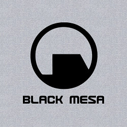 Свитшот хлопковый мужской Black Mesa: Logo, цвет: меланж — фото 2