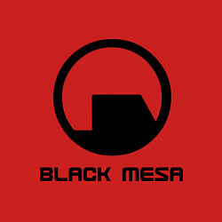 Свитшот хлопковый мужской Black Mesa: Logo, цвет: красный — фото 2