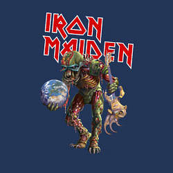 Свитшот хлопковый мужской Iron Maiden: Zombie, цвет: тёмно-синий — фото 2