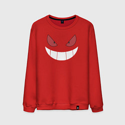 Свитшот хлопковый мужской Gangar Face, цвет: красный