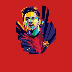 Свитшот хлопковый мужской Messi Art, цвет: красный — фото 2