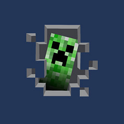 Свитшот хлопковый мужской Creeper Inside, цвет: тёмно-синий — фото 2