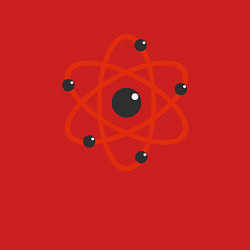 Свитшот хлопковый мужской Atomic Heart: Nuclear, цвет: красный — фото 2