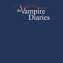 Свитшот хлопковый мужской The Vampire Diaries, цвет: тёмно-синий — фото 2
