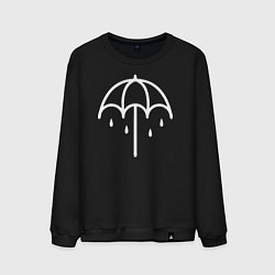 Свитшот хлопковый мужской BMTH Symbol, цвет: черный