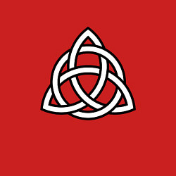 Свитшот хлопковый мужской Зачарованные: символ, цвет: красный — фото 2