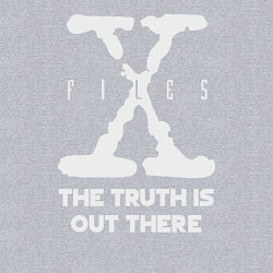 Свитшот хлопковый мужской X-Files: Truth is out there, цвет: меланж — фото 2
