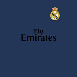 Свитшот хлопковый мужской Real Madrid: Fly Emirates, цвет: тёмно-синий — фото 2