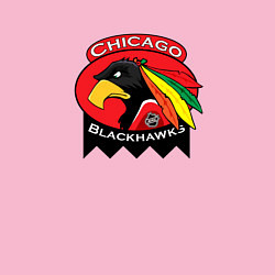 Свитшот хлопковый мужской Chicago Blackhawks Hockey, цвет: светло-розовый — фото 2