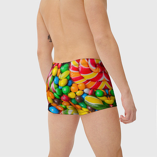Мужские плавки Сладкие конфетки / 3D-принт – фото 4