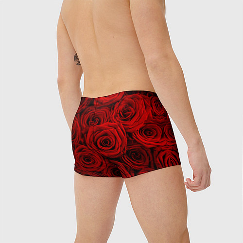 Мужские плавки Красные розы / 3D-принт – фото 4