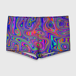 Мужские плавки Цветная текстура 5, цвет: 3D-принт
