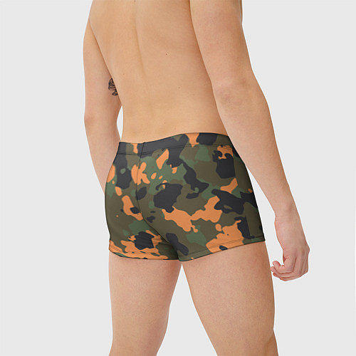 Мужские плавки Камуфляж: хаки/оранжевый / 3D-принт – фото 4