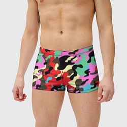 Мужские плавки Яркий камуфляж, цвет: 3D-принт — фото 2