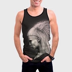 Майка-безрукавка мужская Die Antwoord GIrl, цвет: 3D-черный — фото 2