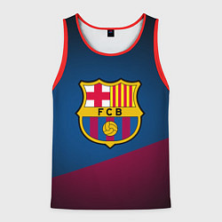 Майка-безрукавка мужская FCB Barcelona, цвет: 3D-красный