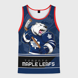 Майка-безрукавка мужская Toronto Maple Leafs, цвет: 3D-красный