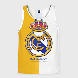 Майка-безрукавка мужская Real Madrid CF, цвет: 3D-белый