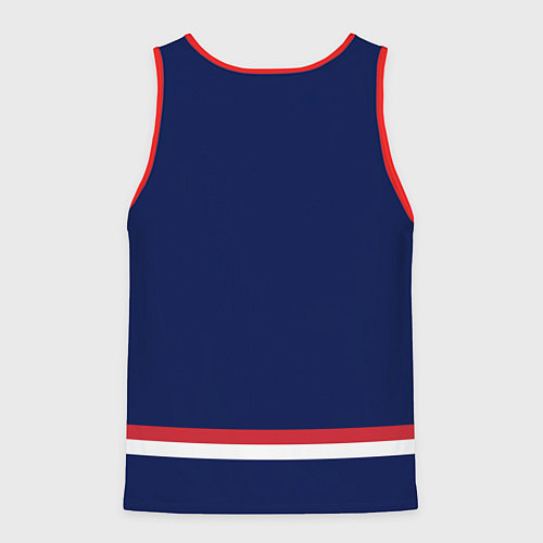 Мужская майка без рукавов Columbus Blue Jackets / 3D-Красный – фото 2