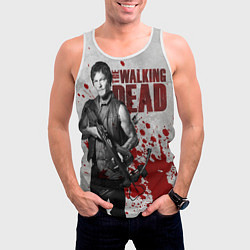 Майка-безрукавка мужская Walking Dead: Deryl Dixon, цвет: 3D-белый — фото 2