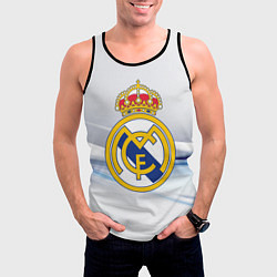Майка-безрукавка мужская Реал Мадрид, цвет: 3D-черный — фото 2