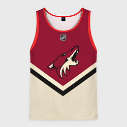 Майка-безрукавка мужская NHL: Arizona Coyotes, цвет: 3D-красный