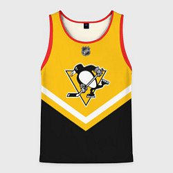 Майка-безрукавка мужская NHL: Pittsburgh Penguins, цвет: 3D-красный