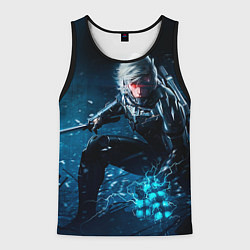 Майка-безрукавка мужская Metal gear solid 4, цвет: 3D-черный