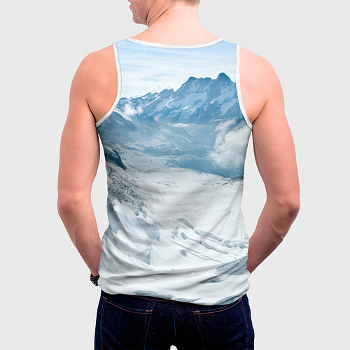 Мужская майка без рукавов Extreme / 3D-Белый – фото 4