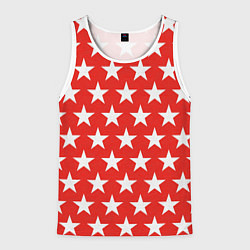 Майка-безрукавка мужская STAR, цвет: 3D-белый