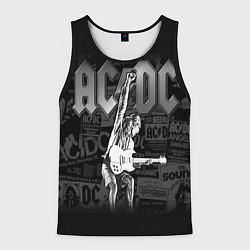 Майка-безрукавка мужская AC/DC: Rock You, цвет: 3D-черный